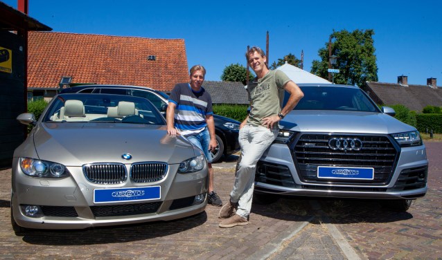 Maurice Bonke en Marc Schoutens van Cars@Vos in Blaricum.