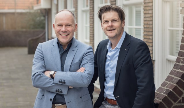Florencius-directeur Peter van Kranenburg (l) en adjunct-directeur Gerwin Kets.