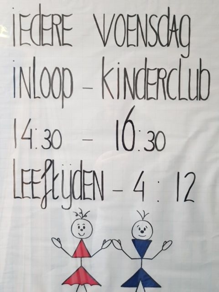 gezellige kinder-inloop.