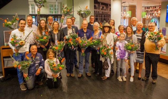 De huldiging vorig jaar.