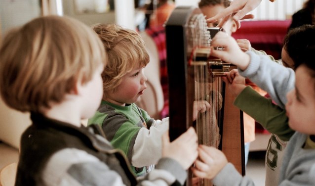 Kennismaken met de harp op het Hummelpark Festival
