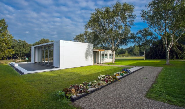 Het crematorium op Zuiderhof.
