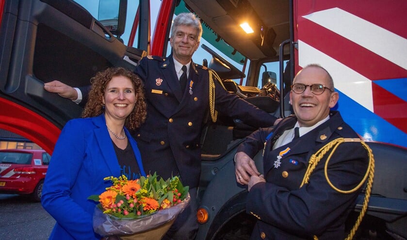 Miriam Kos-Molenaar, Bert de Bruin en Mijndert Keijer namen afscheid. De laatste twee kregen ook nog een onderscheiding.