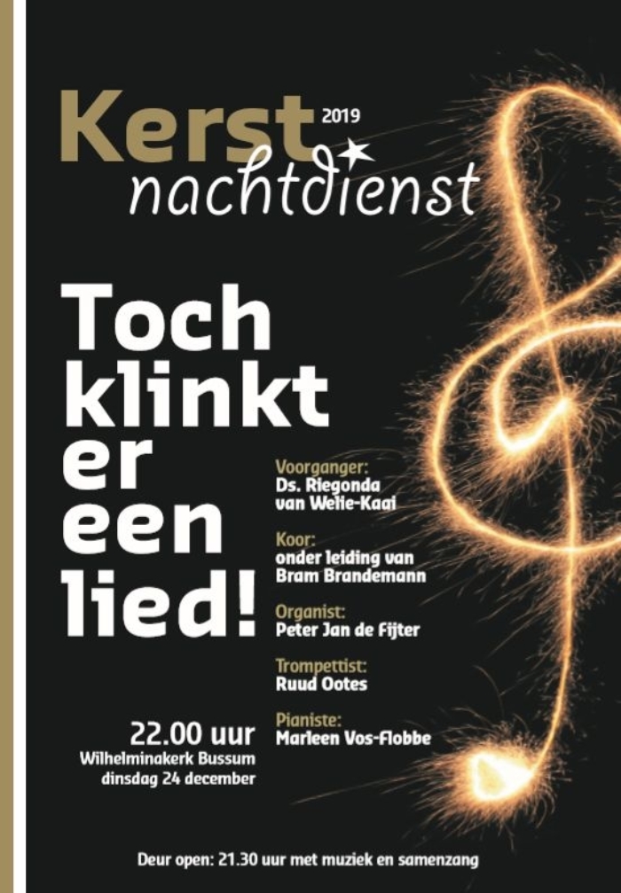 Aankondiging Kerstnachtdienst 2019