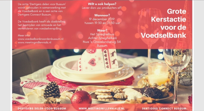 Kerstactie 2019 voor Voedselbank
