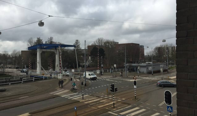 De plek waar de nieuwe haltes komen.