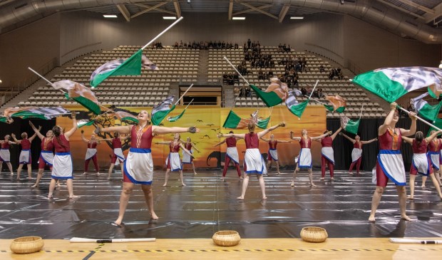 The Pride A werd eerste in de prelims en tweede in de finals met hun show Ubuntu.