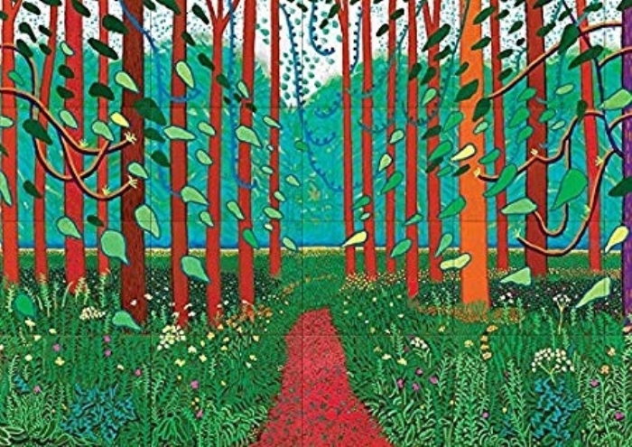 Arrival of spring door Hockney