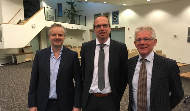 Van dit drietal is alleen Sven Lankreijer 'over'. Na Van Katwijk heeft ook Van Dalen (l) zijn ontslag ingediend.
