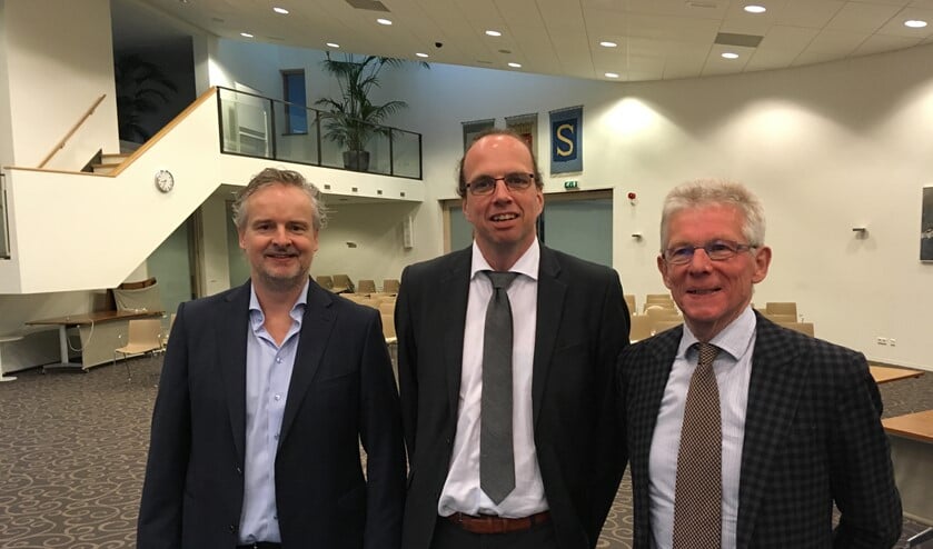 Van dit drietal is alleen Sven Lankreijer 'over'. Na Van Katwijk heeft ook Van Dalen (l) zijn ontslag ingediend.