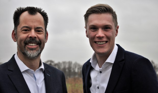 Olaf Streutker en Dennis Heijnen (rechts)