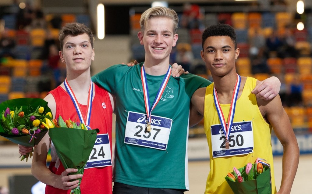 Mooie podiumplek voor Luc.