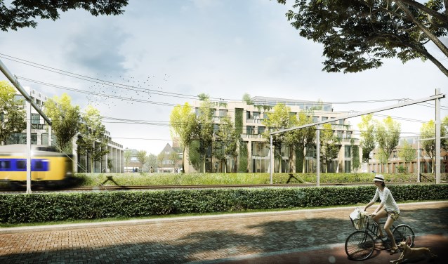 Het zicht vanaf de Noorderweg naar het centrum