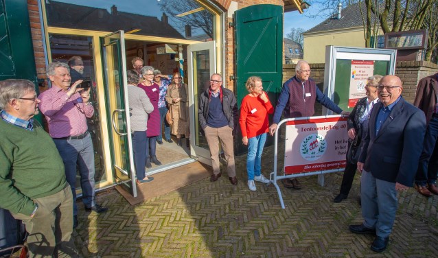 In de Oudheidkamer was onlangs een reünie van oud-bestuursleden en vrijwilligers.