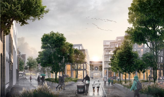 De visualisatie van de Stationsstraat.