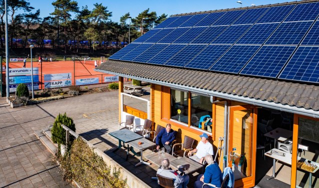 De zonnepanelen.