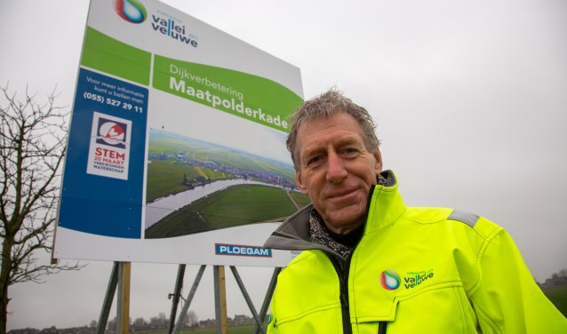 Heemraad Frans ter Maten gaf vanmorgen het startsein van de werkzaamheden.