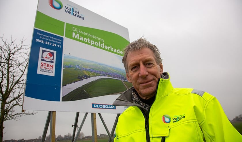 Heemraad Frans ter Maten gaf vanmorgen het startsein van de werkzaamheden.
