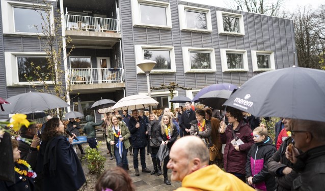 Het was een drukte van jewelste.