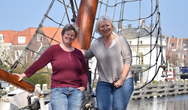Leon Oosterbroek en stadspromotor Annemarie van Lieshout.