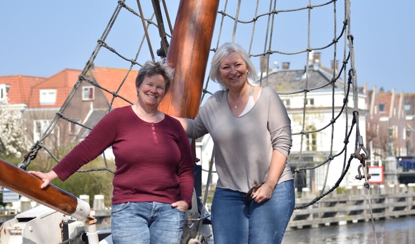Leon Oosterbroek en stadspromotor Annemarie van Lieshout.
