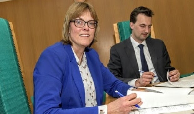 Wethouders Walters en Klink.