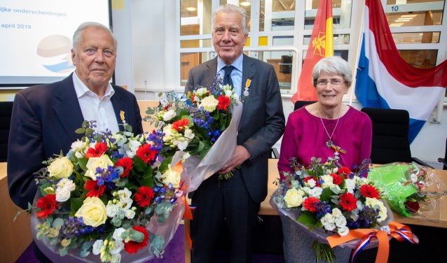 Bert Hansman, Gerard van Gelswijck en Magda Griffioen kregen een koninklijke onderscheiding.