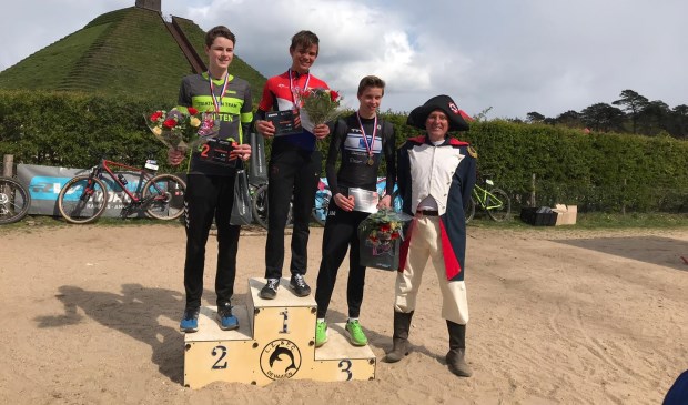 Jasper Morsink werd knap derde.