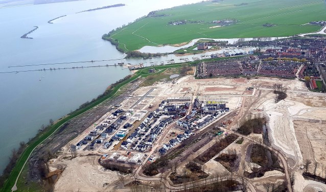 Nieuwbouwwijk de Krijgsman in Muiden krijgt niet 1 sociale huurwoning.