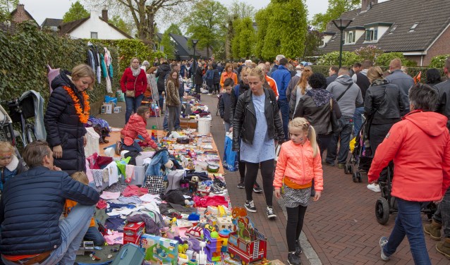De kindervrijmarkt wordt ook dit jaar weer gehouden op Koningsdag.