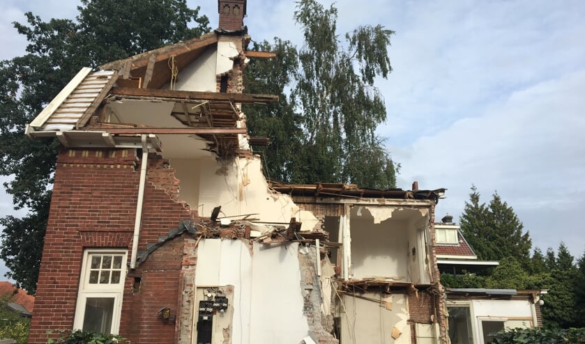 De gewraakte - en ondertussen gesloopte - villa.
