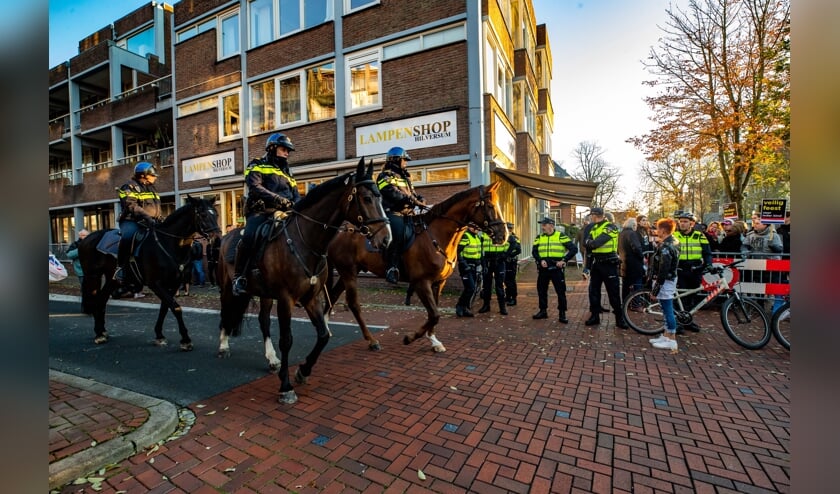 Veel politie op de been bij de laatste intocht.
