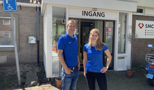 Osteopaten Remco Lindeman en Nica Wesselink.