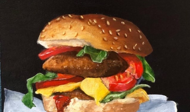'Broodje hamburger' van Clare Varwick.