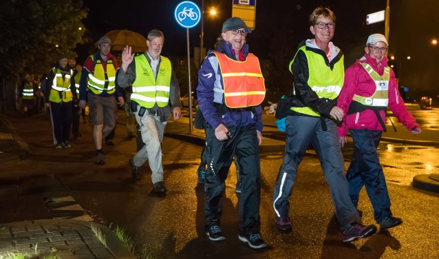 De meeste deelnemers zijn fanatieke wandelaars.