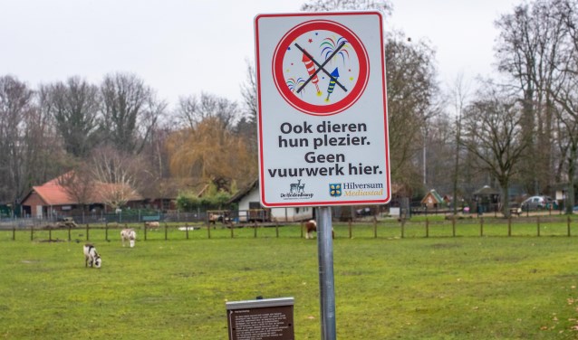 Kinderboerderij de Hertenkamp was vorig jaar al vuurwerkvrij.