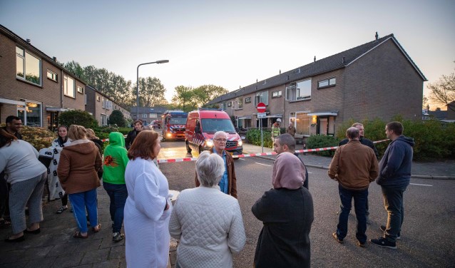 Voor omwonenden was de brand op eerste paasdag het gesprek van de dag.