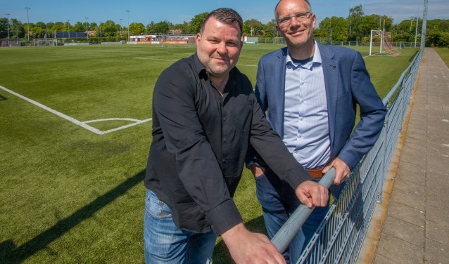Frank Spermon en Rob Snijders willen NVC een Naardense club maken.