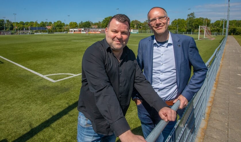 Frank Spermon en Rob Snijders willen NVC een Naardense club maken.