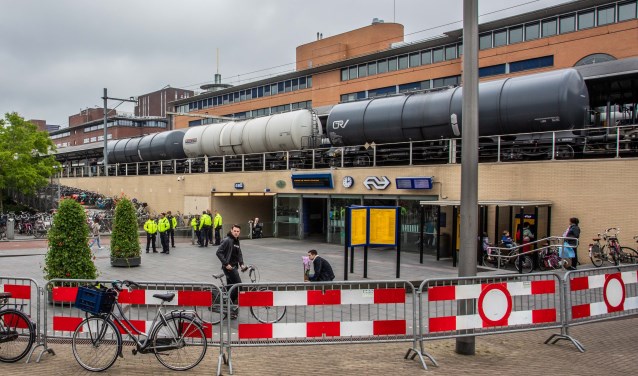 Een beeld dat veel Hilversummers liever niet zien.