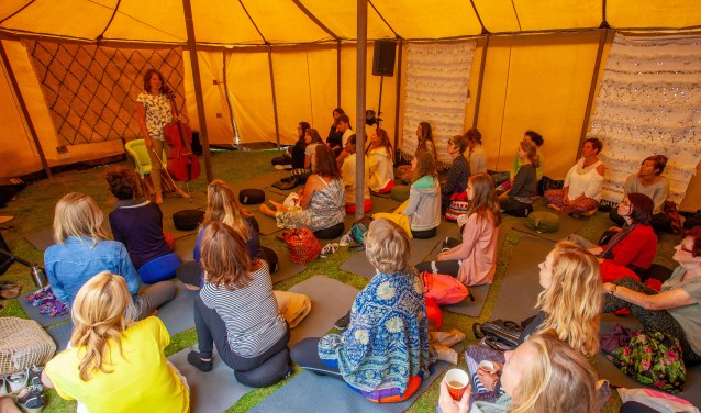 Tijdens één van de workshops op de HSD.