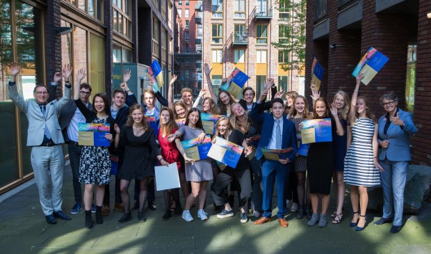 Alle verschillende winnaars bij elkaar.