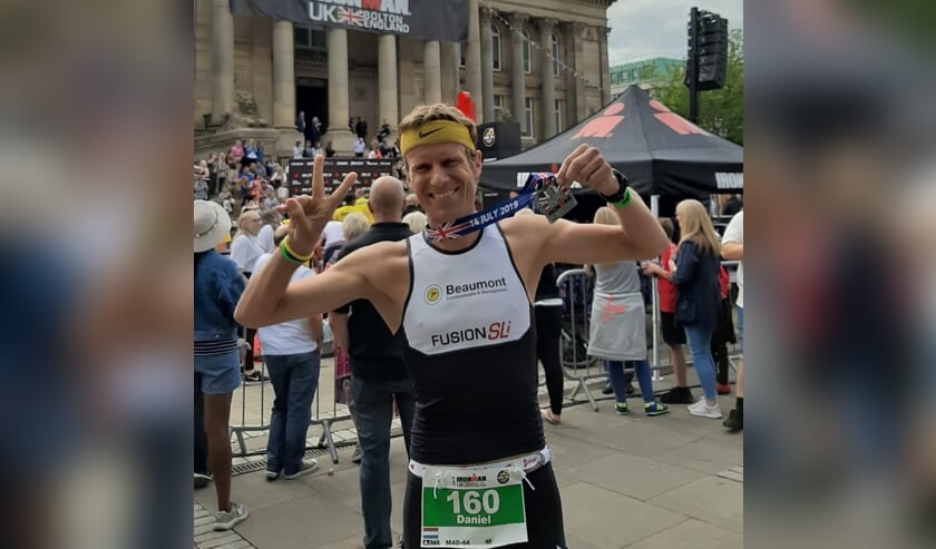 Een mooie tweede plek voor Daniël Nagel op de Ironman in Bolton.