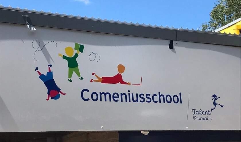 Het nieuwe logo van de school.
