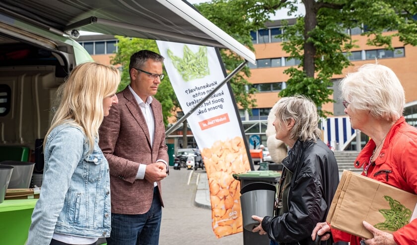 Wethouder Jan Kastje benadrukte al eens het belang van afval scheiden.