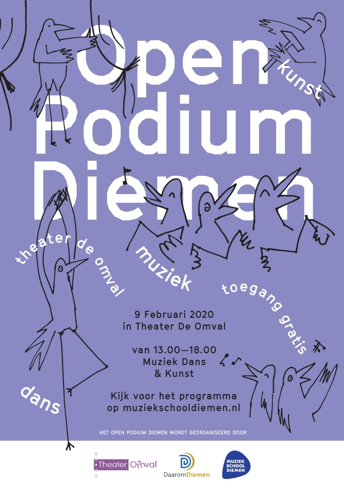 aankondiging Open Podium