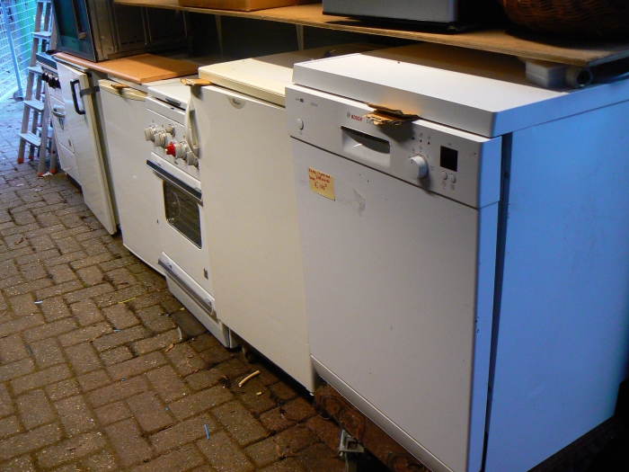 onze witgoed afdeling