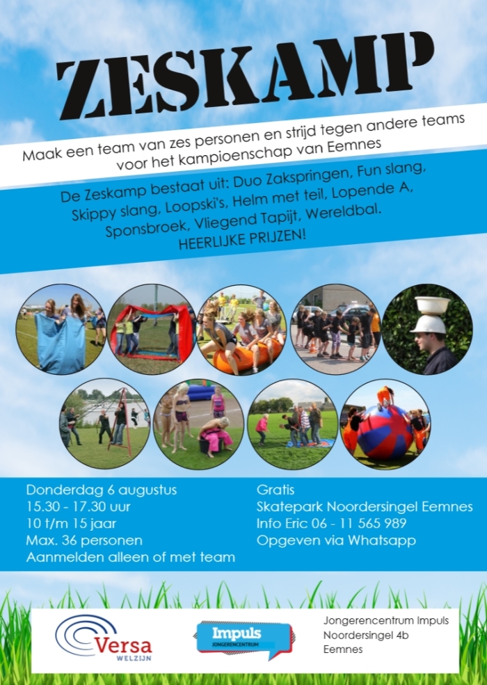 Info/deelname zeskamp