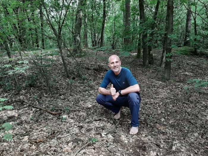 wandel op blotevoeten met Evert