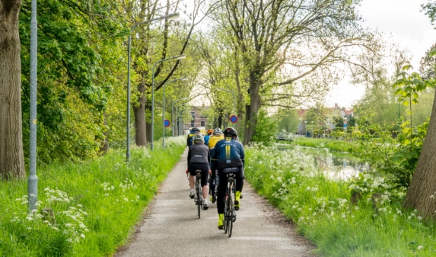 Vertrek van de groep